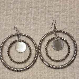 Elegant Silver Hoop Earrings